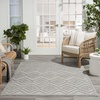 image:imageNourison Home Versatile Ivory White 3 x 5 Area Rug  Easy Clean Non Shedding Bed Room Living Room Dining Room Kitchen 3 x 5Silver Grey
