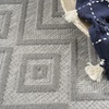 image:imageNourison Home Versatile Ivory White 3 x 5 Area Rug  Easy Clean Non Shedding Bed Room Living Room Dining Room Kitchen 3 x 5Silver Grey