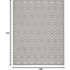 image:imageNourison Home Versatile Ivory White 3 x 5 Area Rug  Easy Clean Non Shedding Bed Room Living Room Dining Room Kitchen 3 x 5Silver Grey