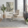 image:imageNourison Home Versatile Ivory White 3 x 5 Area Rug  Easy Clean Non Shedding Bed Room Living Room Dining Room Kitchen 3 x 5Silver Grey