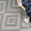 image:imageNourison Home Versatile Ivory White 3 x 5 Area Rug  Easy Clean Non Shedding Bed Room Living Room Dining Room Kitchen 3 x 5Silver Grey