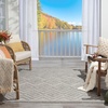 image:imageNourison Home Versatile Ivory White 3 x 5 Area Rug  Easy Clean Non Shedding Bed Room Living Room Dining Room Kitchen 3 x 5Silver Grey