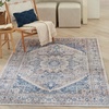 image:imageNourison Home Vintage Home Ivory Red 5 x 7 Area Rug  Easy Clean Non Shedding Bed Room Living Room Dining Room Kitchen 5 x 7Beige Blue
