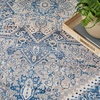 image:imageNourison Home Vintage Home Ivory Red 5 x 7 Area Rug  Easy Clean Non Shedding Bed Room Living Room Dining Room Kitchen 5 x 7Beige Blue