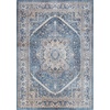 image:imageNourison Home Vintage Home Ivory Red 5 x 7 Area Rug  Easy Clean Non Shedding Bed Room Living Room Dining Room Kitchen 5 x 7Blue