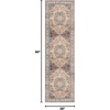 image:imageNourison Home Vintage Home Ivory Red 5 x 7 Area Rug  Easy Clean Non Shedding Bed Room Living Room Dining Room Kitchen 5 x 7Gold
