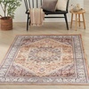 image:imageNourison Home Vintage Home Ivory Red 5 x 7 Area Rug  Easy Clean Non Shedding Bed Room Living Room Dining Room Kitchen 5 x 7Gold