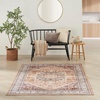 image:imageNourison Home Vintage Home Ivory Red 5 x 7 Area Rug  Easy Clean Non Shedding Bed Room Living Room Dining Room Kitchen 5 x 7Gold