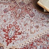 image:imageNourison Home Vintage Home Ivory Red 5 x 7 Area Rug  Easy Clean Non Shedding Bed Room Living Room Dining Room Kitchen 5 x 7Ivory Red