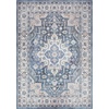 image:imageNourison Home Vintage Home Ivory Red 6 x 9 Area Rug  Easy Clean Non Shedding Bed Room Living Room Dining Room Kitchen 6 x 9Ivory Blue