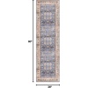 image:imageNourison Home Vintage Home Red 5 x 7 Area Rug  Easy Clean Non Shedding Bed Room Living Room Dining Room Kitchen 5 x 7Blue