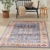 image:imageNourison Home Vintage Home Red 5 x 7 Area Rug  Easy Clean Non Shedding Bed Room Living Room Dining Room Kitchen 5 x 7Blue