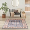 image:imageNourison Home Vintage Home Red 5 x 7 Area Rug  Easy Clean Non Shedding Bed Room Living Room Dining Room Kitchen 5 x 7Blue