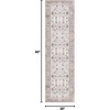 image:imageNourison Home Vintage Home Red 5 x 7 Area Rug  Easy Clean Non Shedding Bed Room Living Room Dining Room Kitchen 5 x 7Ivory