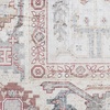 image:imageNourison Home Vintage Home Red 5 x 7 Area Rug  Easy Clean Non Shedding Bed Room Living Room Dining Room Kitchen 5 x 7Ivory
