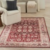 image:imageNourison Home Vintage Home Red 5 x 7 Area Rug  Easy Clean Non Shedding Bed Room Living Room Dining Room Kitchen 5 x 7Red