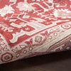 image:imageNourison Home Vintage Home Red 5 x 7 Area Rug  Easy Clean Non Shedding Bed Room Living Room Dining Room Kitchen 5 x 7Red