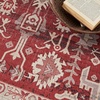 image:imageNourison Home Vintage Home Red 5 x 7 Area Rug  Easy Clean Non Shedding Bed Room Living Room Dining Room Kitchen 5 x 7Red