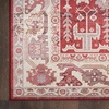image:imageNourison Home Vintage Home Red 5 x 7 Area Rug  Easy Clean Non Shedding Bed Room Living Room Dining Room Kitchen 5 x 7Red