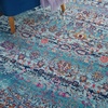 image:imageNourison Home Vintage Kashan Ivory 6 x Round Area Rug  Easy Clean Non Shedding Bed Room Living Room Dining Room Kitchen 6 x RoundBlue