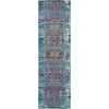 image:imageNourison Home Vintage Kashan Ivory 6 x Round Area Rug  Easy Clean Non Shedding Bed Room Living Room Dining Room Kitchen 6 x RoundBlue