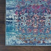 image:imageNourison Home Vintage Kashan Ivory 6 x Round Area Rug  Easy Clean Non Shedding Bed Room Living Room Dining Room Kitchen 6 x RoundBlue
