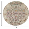 image:imageNourison Home Vintage Kashan Ivory 6 x Round Area Rug  Easy Clean Non Shedding Bed Room Living Room Dining Room Kitchen 6 x RoundIvory
