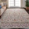 image:imageNourison Home Vintage Kashan Ivory 6 x Round Area Rug  Easy Clean Non Shedding Bed Room Living Room Dining Room Kitchen 6 x RoundIvory