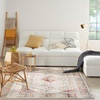 image:imageNourison Home Vintage Kashan Ivory Red 810 x 1110 Area Rug  Easy Clean Non Shedding Bed Room Living Room Dining Room Kitchen 9 x 12Ivory Red