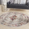 image:imageNourison Home Vintage Kashan Ivory Red 810 x 1110 Area Rug  Easy Clean Non Shedding Bed Room Living Room Dining Room Kitchen 9 x 12Ivory Red