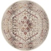 image:imageNourison Home Vintage Kashan Ivory Red 810 x 1110 Area Rug  Easy Clean Non Shedding Bed Room Living Room Dining Room Kitchen 9 x 12Ivory Red