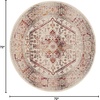 image:imageNourison Home Vintage Kashan Ivory Red 810 x 1110 Area Rug  Easy Clean Non Shedding Bed Room Living Room Dining Room Kitchen 9 x 12Ivory Red
