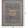 image:imageNourison Home Vintage Kashan Traditional Blue 710 x 910 Area Rug Easy Cleaning Non Shedding Bed Room Living Room Dining Room Kitchen 8x10