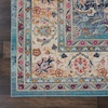 image:imageNourison Home Vintage Kashan Traditional Blue 710 x 910 Area Rug Easy Cleaning Non Shedding Bed Room Living Room Dining Room Kitchen 8x10