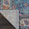 image:imageNourison Home Vintage Kashan Vintage Grey 4 x Round Area Rug Easy Cleaning Non Shedding Bed Room Living Room Dining Room Kitchen 4 RoundBlue