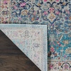 image:imageNourison Home Vintage Kashan Vintage Grey 4 x Round Area Rug Easy Cleaning Non Shedding Bed Room Living Room Dining Room Kitchen 4 RoundBlue