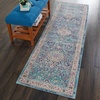 image:imageNourison Home Vintage Kashan Vintage Grey 4 x Round Area Rug Easy Cleaning Non Shedding Bed Room Living Room Dining Room Kitchen 4 RoundBlue