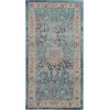 image:imageNourison Home Vintage Kashan Vintage Grey 4 x Round Area Rug Easy Cleaning Non Shedding Bed Room Living Room Dining Room Kitchen 4 RoundBlue