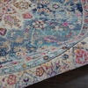 image:imageNourison Home Vintage Kashan Vintage Grey 4 x Round Area Rug Easy Cleaning Non Shedding Bed Room Living Room Dining Room Kitchen 4 RoundBlue
