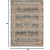 image:imageNourison Home Vintage Kashan Vintage Grey 4 x Round Area Rug Easy Cleaning Non Shedding Bed Room Living Room Dining Room Kitchen 4 RoundGrey