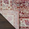 image:imageNourison Home Vintage Kashan Vintage Grey 4 x Round Area Rug Easy Cleaning Non Shedding Bed Room Living Room Dining Room Kitchen 4 RoundRed