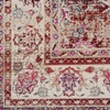 image:imageNourison Home Vintage Kashan Vintage Grey 4 x Round Area Rug Easy Cleaning Non Shedding Bed Room Living Room Dining Room Kitchen 4 RoundRed
