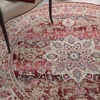image:imageNourison Home Vintage Kashan Vintage Grey 4 x Round Area Rug Easy Cleaning Non Shedding Bed Room Living Room Dining Room Kitchen 4 RoundRed
