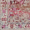 image:imageNourison Home Vintage Kashan Vintage Grey 4 x Round Area Rug Easy Cleaning Non Shedding Bed Room Living Room Dining Room Kitchen 4 RoundRed