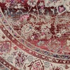 image:imageNourison Home Vintage Kashan Vintage Grey 4 x Round Area Rug Easy Cleaning Non Shedding Bed Room Living Room Dining Room Kitchen 4 RoundRed