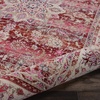 image:imageNourison Home Vintage Kashan Vintage Grey 4 x Round Area Rug Easy Cleaning Non Shedding Bed Room Living Room Dining Room Kitchen 4 RoundRed