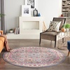 image:imageNourison Home Vintage Kashan Vintage GreyMulti 4 x Round Area Rug Easy Clean Non Shedding Bed Room Living Room Dining Room Kitchen 4 RoundGreyMulti