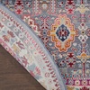 image:imageNourison Home Vintage Kashan Vintage GreyMulti 4 x Round Area Rug Easy Clean Non Shedding Bed Room Living Room Dining Room Kitchen 4 RoundGreyMulti