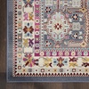 image:imageNourison Home Vintage Kashan Vintage GreyMulti 4 x Round Area Rug Easy Clean Non Shedding Bed Room Living Room Dining Room Kitchen 4 RoundGreyMulti