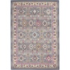 image:imageNourison Home Vintage Kashan Vintage GreyMulti 4 x Round Area Rug Easy Clean Non Shedding Bed Room Living Room Dining Room Kitchen 4 RoundGreyMulti